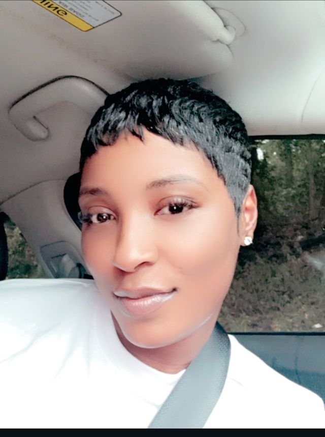 Soft finger-wave pixie, natural glam